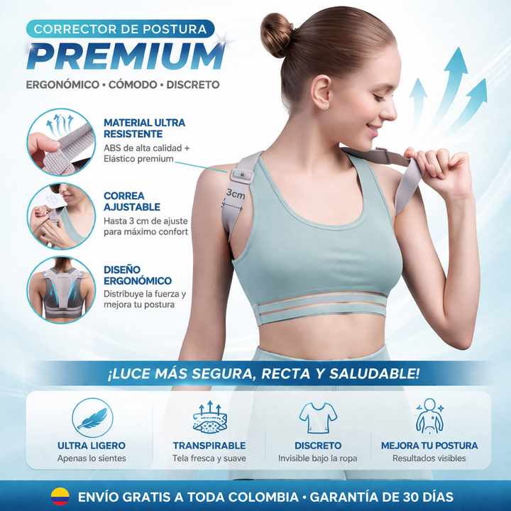 PostureSmart™ - Corrector de Postura Inteligente