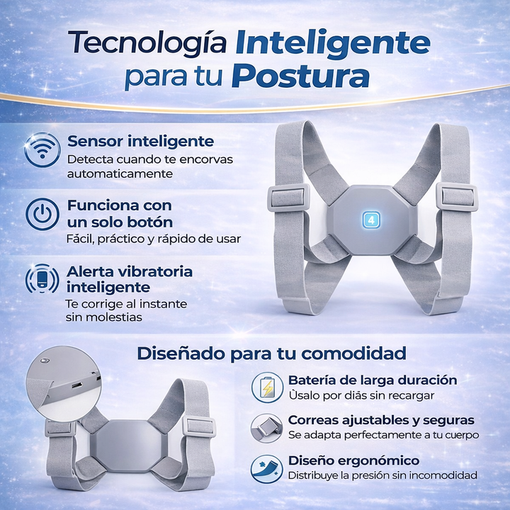 PostureSmart™ - Corrector de Postura Inteligente