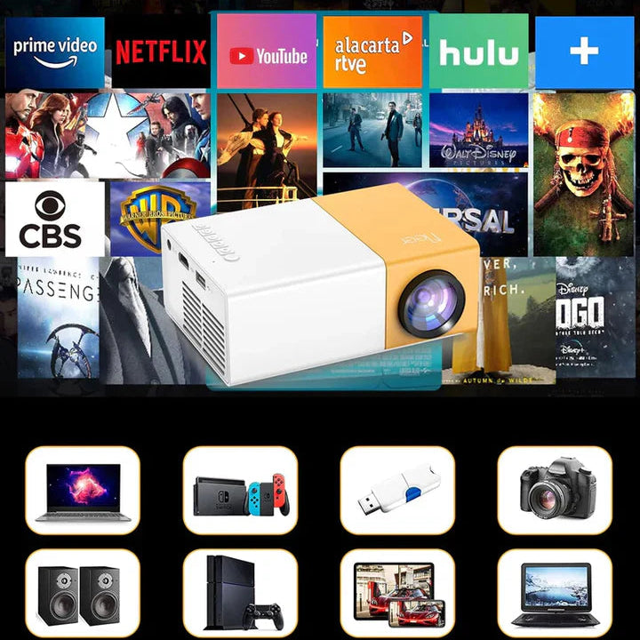 Mini Proyector YG300 LED HD