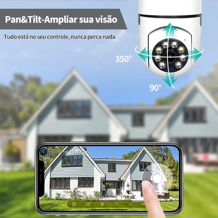 CÁMARA BOMBILLO SEGURIDAD 360 WIFI